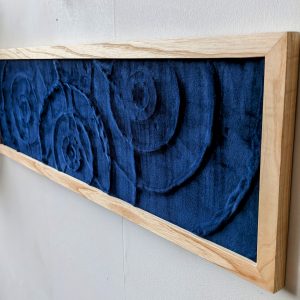 Tableau de texture, décoration murale. 76cm x 24 cm.